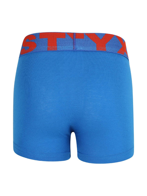 Styx Detské boxerky Styx športová guma modré