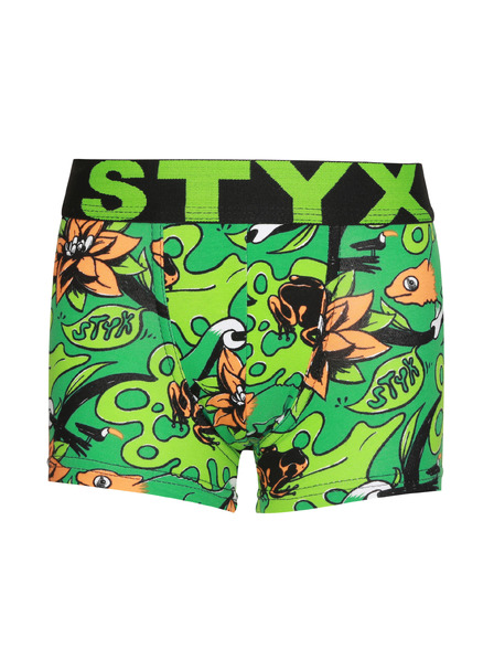 Styx Detské boxerky Styx art športová guma tropic