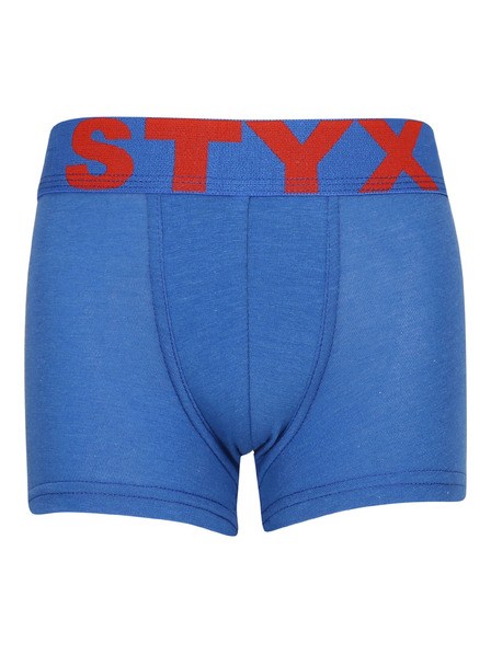 Styx Detské boxerky Styx športová guma modré
