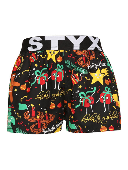 Styx Detské trenky Styx art športová guma Vianoce ozdoby