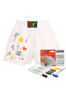 Styx Detské trenky Styx klasická guma biele + fixky na textil