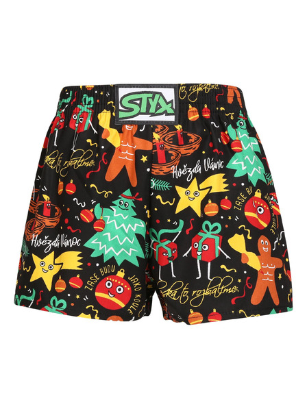 Styx Detské trenky Styx art klasická guma Vianoce ozdoby