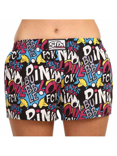 Styx Dámske trenky Styx art klasická guma Pink Bubble