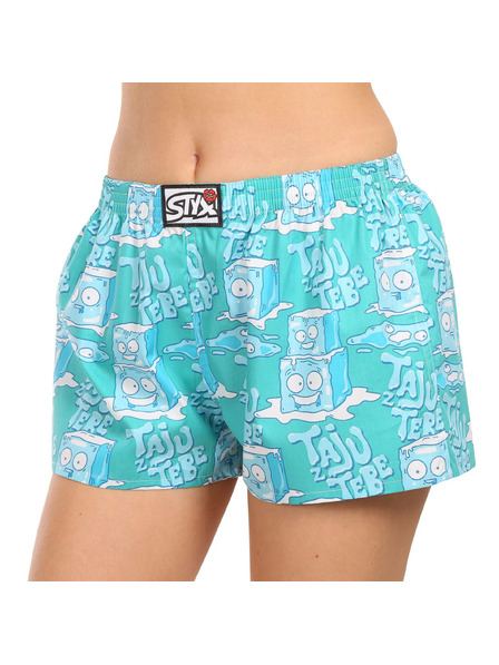 Styx Dámske trenky Styx art klasická guma ľadové kocky
