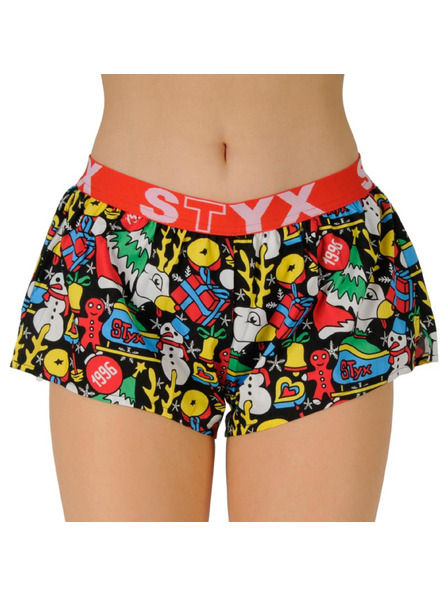 Styx Dámske trenky Styx art športová guma Vianoce