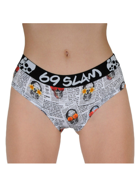 69slam Dámske nohavičky 69SLAM boxer newspaper