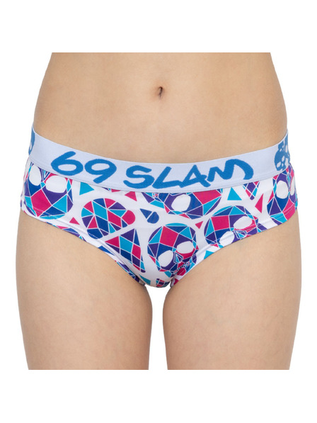 69slam Dámske nohavičky 69SLAM boxer skullmond white