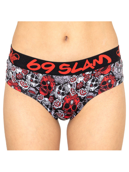 69slam Dámske nohavičky 69SLAM boxer bamboo red sugar crane