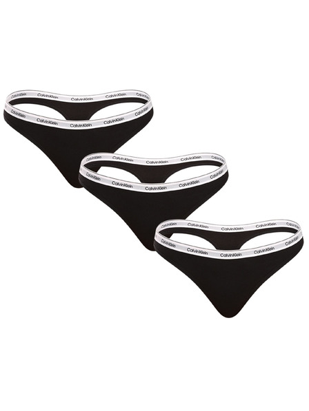 Calvin Klein Sada troch - dámske tanga Calvin Klein čierne