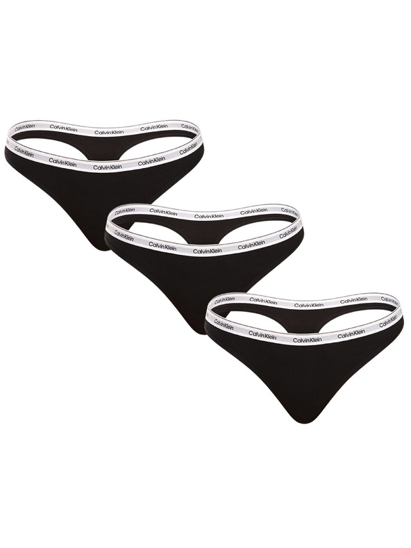 Calvin Klein Sada troch - dámske tanga Calvin Klein čierne