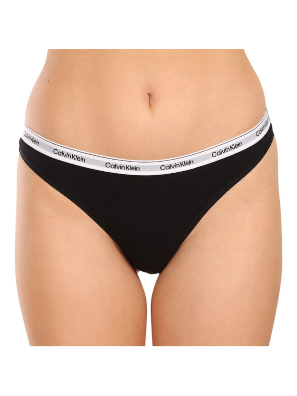 Calvin Klein Sada troch - dámske tanga Calvin Klein čierne