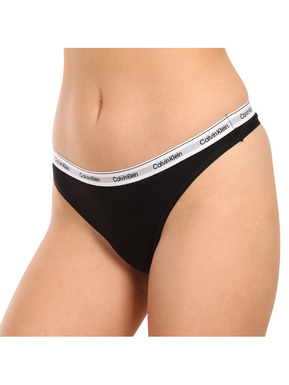 Calvin Klein Sada troch - dámske tanga Calvin Klein čierne