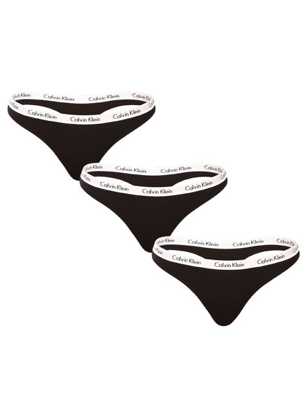 Calvin Klein Sada troch - dámska tanga Calvin Klein čierna