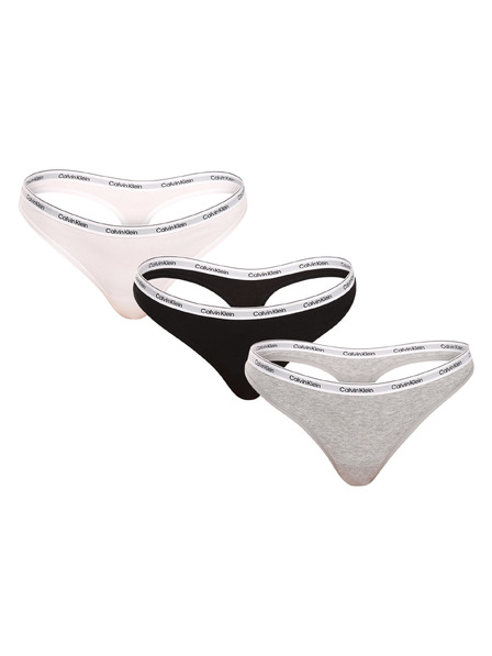 Calvin Klein Sada troch - dámske tanga Calvin Klein viacfarebné