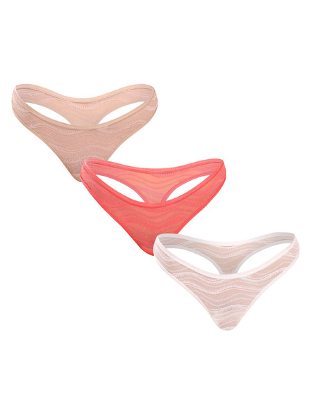 Calvin Klein Sada troch - dámske tanga Calvin Klein viacfarebné
