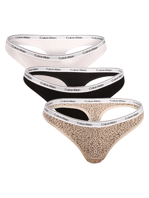 Calvin Klein Sada troch - dámske tanga Calvin Klein viacfarebné