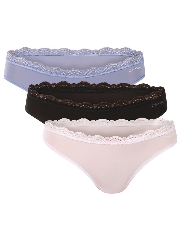 Calvin Klein Sada troch - dámske tanga Calvin Klein viacfarebné