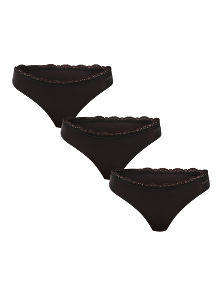Calvin Klein Sada troch - dámska tanga Calvin Klein čierna