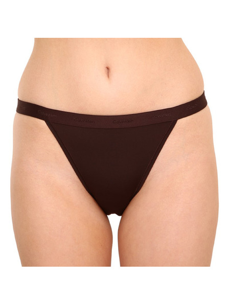 Calvin Klein Dámske nohavičky Calvin Klein tmavo hnedé