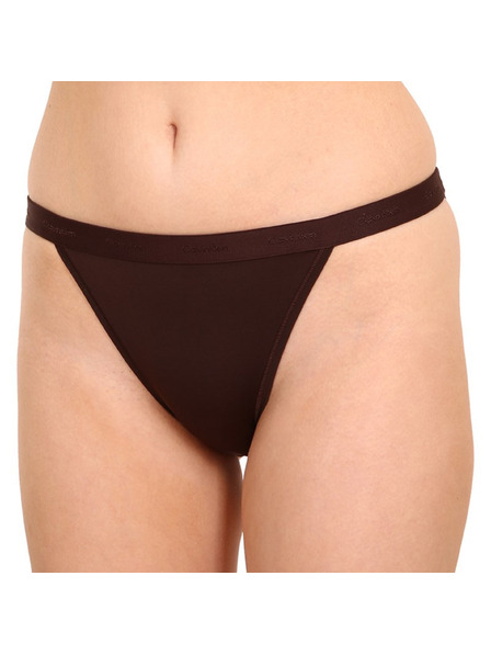 Calvin Klein Dámske nohavičky Calvin Klein tmavo hnedé