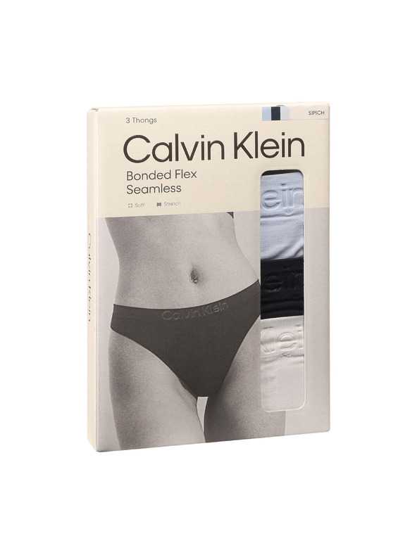 Calvin Klein Sada troch - dámska tanga Calvin Klein viacfarebné