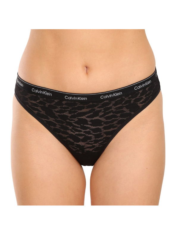 Calvin Klein Sada troch - dámske nohavičky Calvin Klein čierne