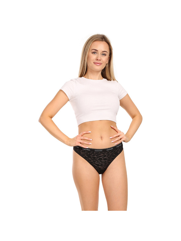 Calvin Klein Sada troch - dámske nohavičky Calvin Klein čierne