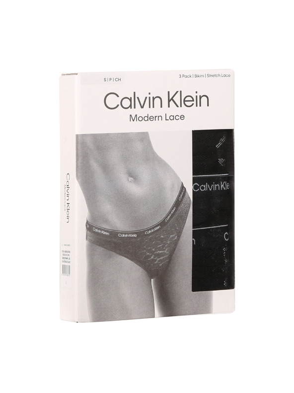 Calvin Klein Sada troch - dámske nohavičky Calvin Klein čierne