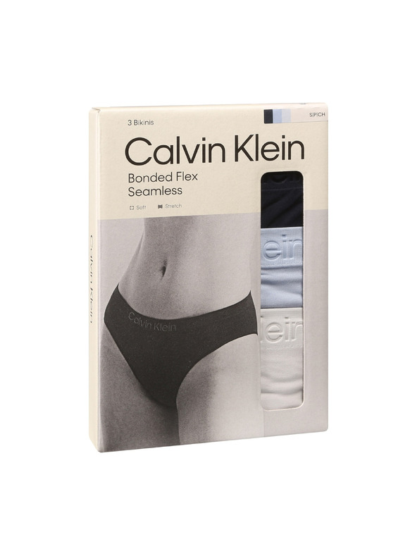 Calvin Klein Sada troch - dámske nohavičky Calvin Klein bezšvové viacfarebné