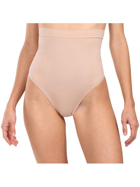 Calvin Klein Dámska modelujúca tanga Calvin Klein béžové