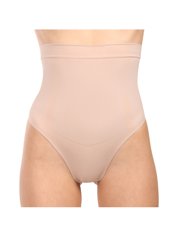 Calvin Klein Dámska modelujúca tanga Calvin Klein béžové