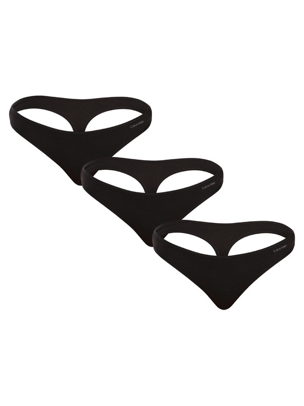 Calvin Klein Sada troch - dámska tanga Calvin Klein čierna