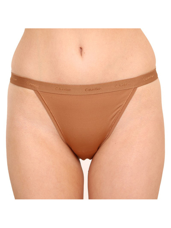 Calvin Klein Dámske nohavičky Calvin Klein hnedé