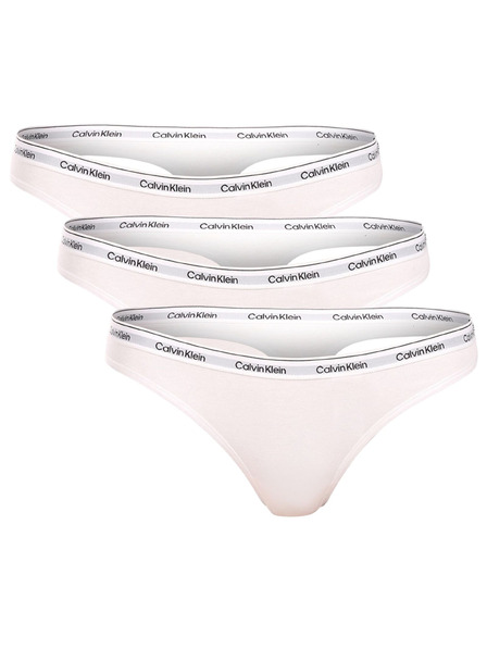 Calvin Klein Sada troch - dámska tanga Calvin Klein biela