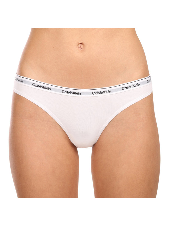 Calvin Klein Sada troch - dámska tanga Calvin Klein biela
