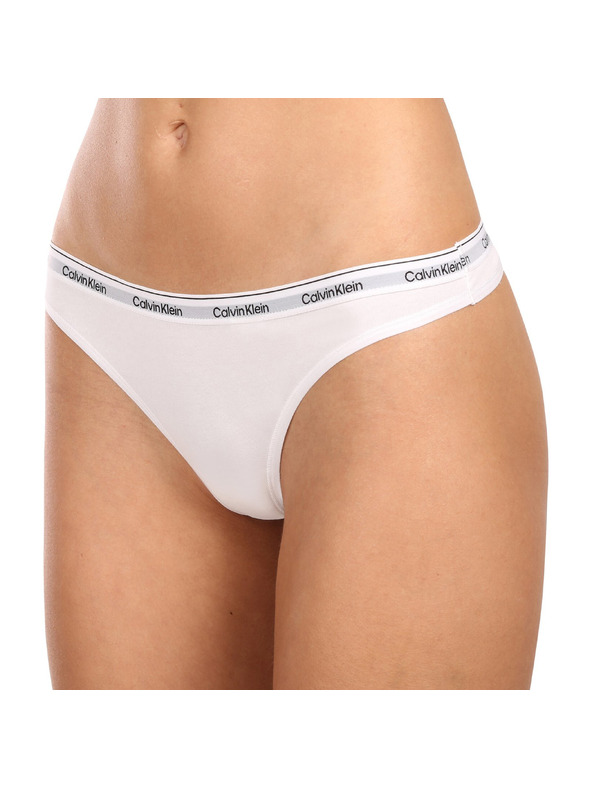 Calvin Klein Sada troch - dámska tanga Calvin Klein biela