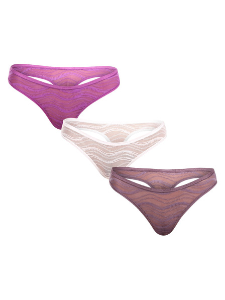 Calvin Klein Sada troch - dámske tanga Calvin Klein viacfarebné