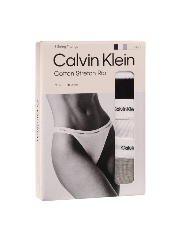 Calvin Klein Sada troch - dámske tanga Calvin Klein viacfarebné