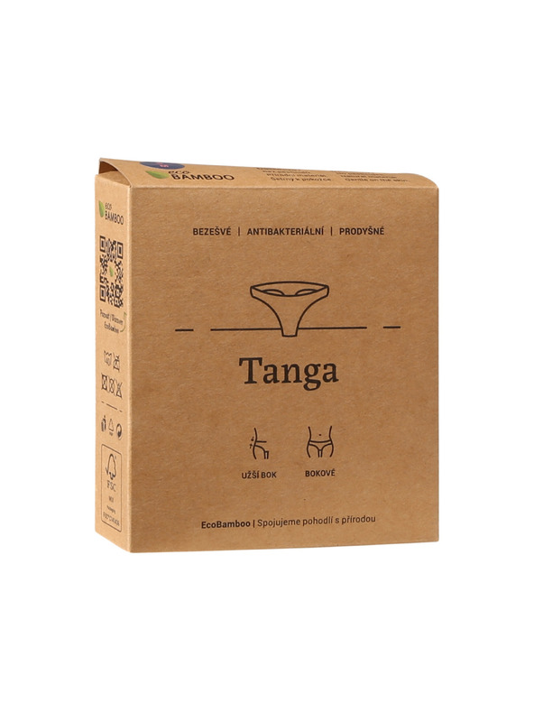 Gina Dámske tanga Gina bambusová modré