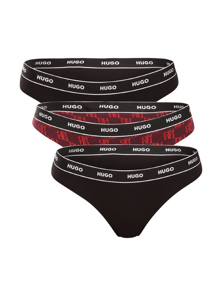 HUGO Sada troch - dámske tanga HUGO viacfarebné