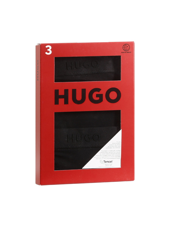HUGO Sada troch - dámske tanga HUGO čierna