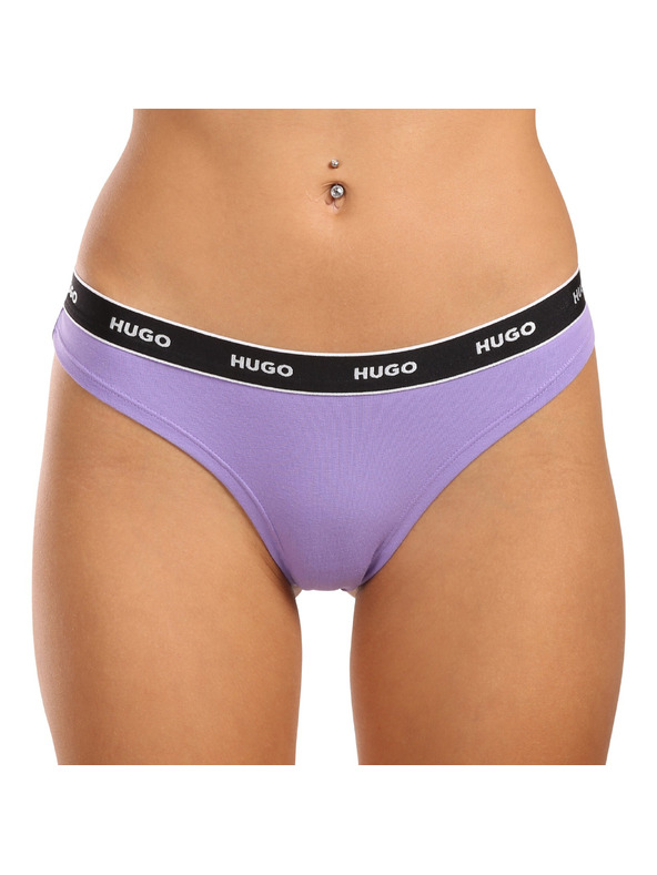 HUGO Sada troch - dámske tanga HUGO viacfarebné