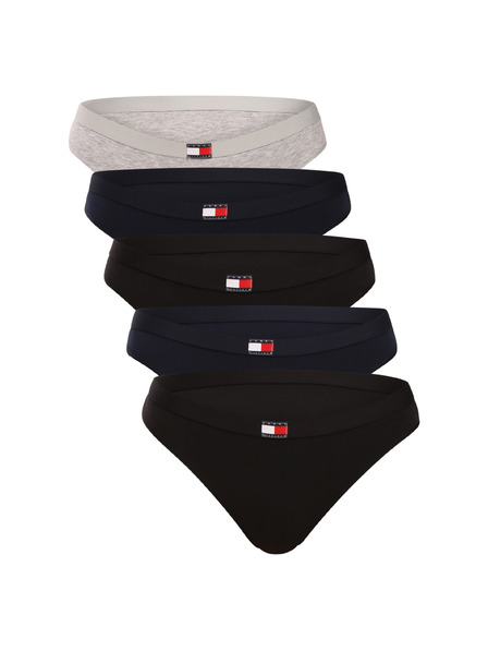 Tommy Hilfiger Sada piatich - dámska tanga Tommy Hilfiger viacfarebná