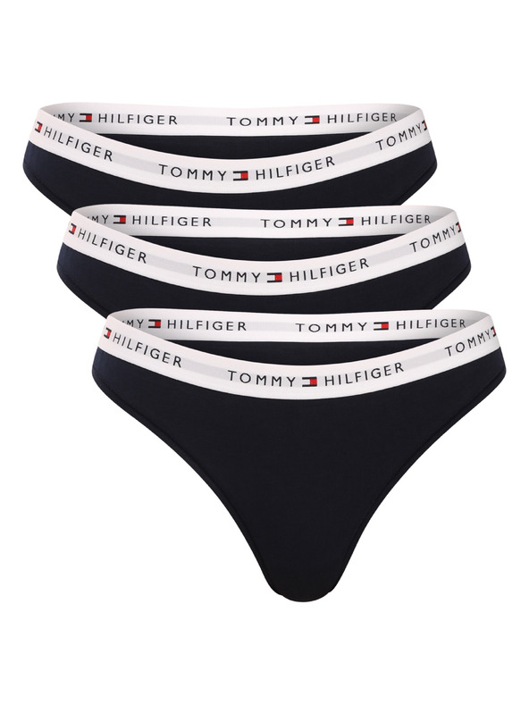 Tommy Hilfiger Sada troch - dámske stringy Tommy Hilfiger čierne
