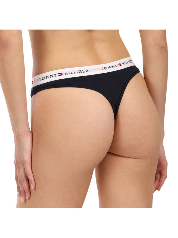 Tommy Hilfiger Sada troch - dámske stringy Tommy Hilfiger čierne