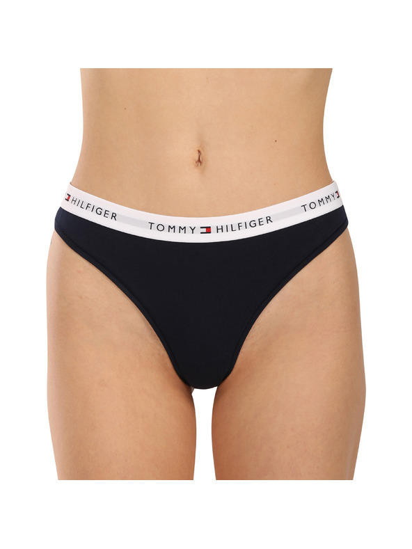 Tommy Hilfiger Sada troch - dámske stringy Tommy Hilfiger čierne