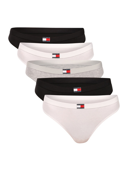 Tommy Hilfiger Sada piatich - dámska tanga Tommy Hilfiger viacfarebná