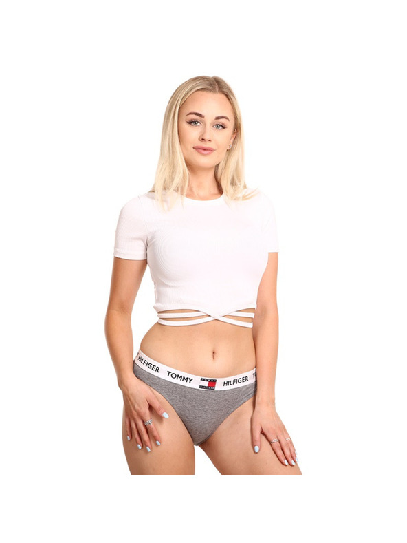 Tommy Hilfiger Dámske nohavičky Tommy Hilfiger sivé
