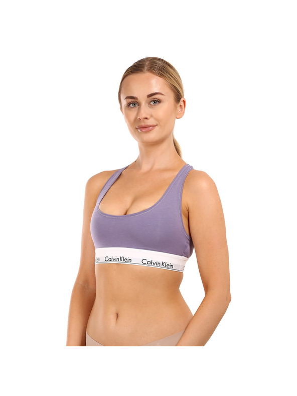 Calvin Klein Dámska podprsenka Calvin Klein fialová