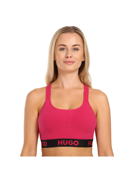 HUGO Dámska podprsenka HUGO ružová